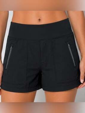 Athleta Black Performance Athletic Shorts Women’s Size 2